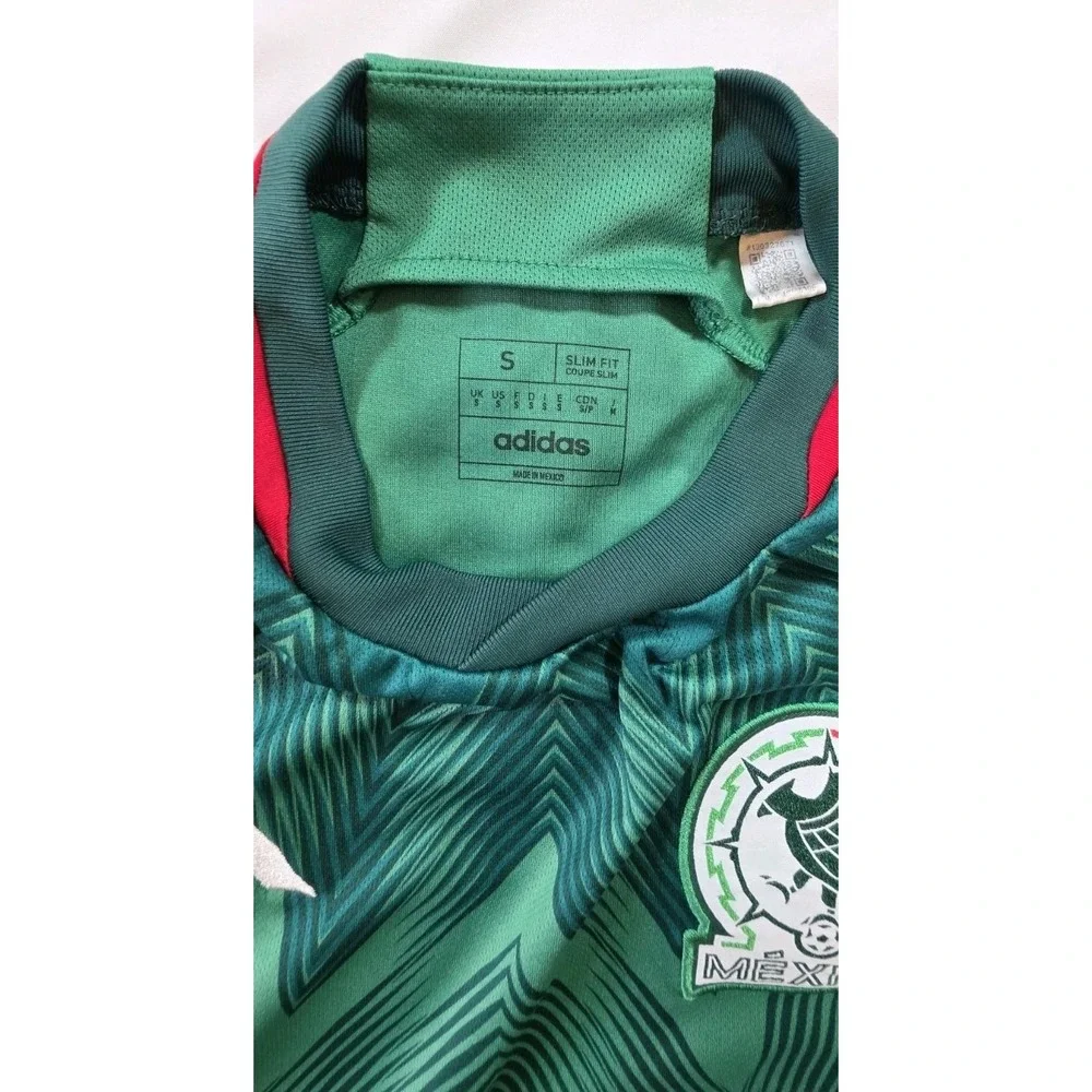 Adidas Mexico Authentic Home Jersey 2022 Men's Small Green (Please Read) - Picture 5 of 7